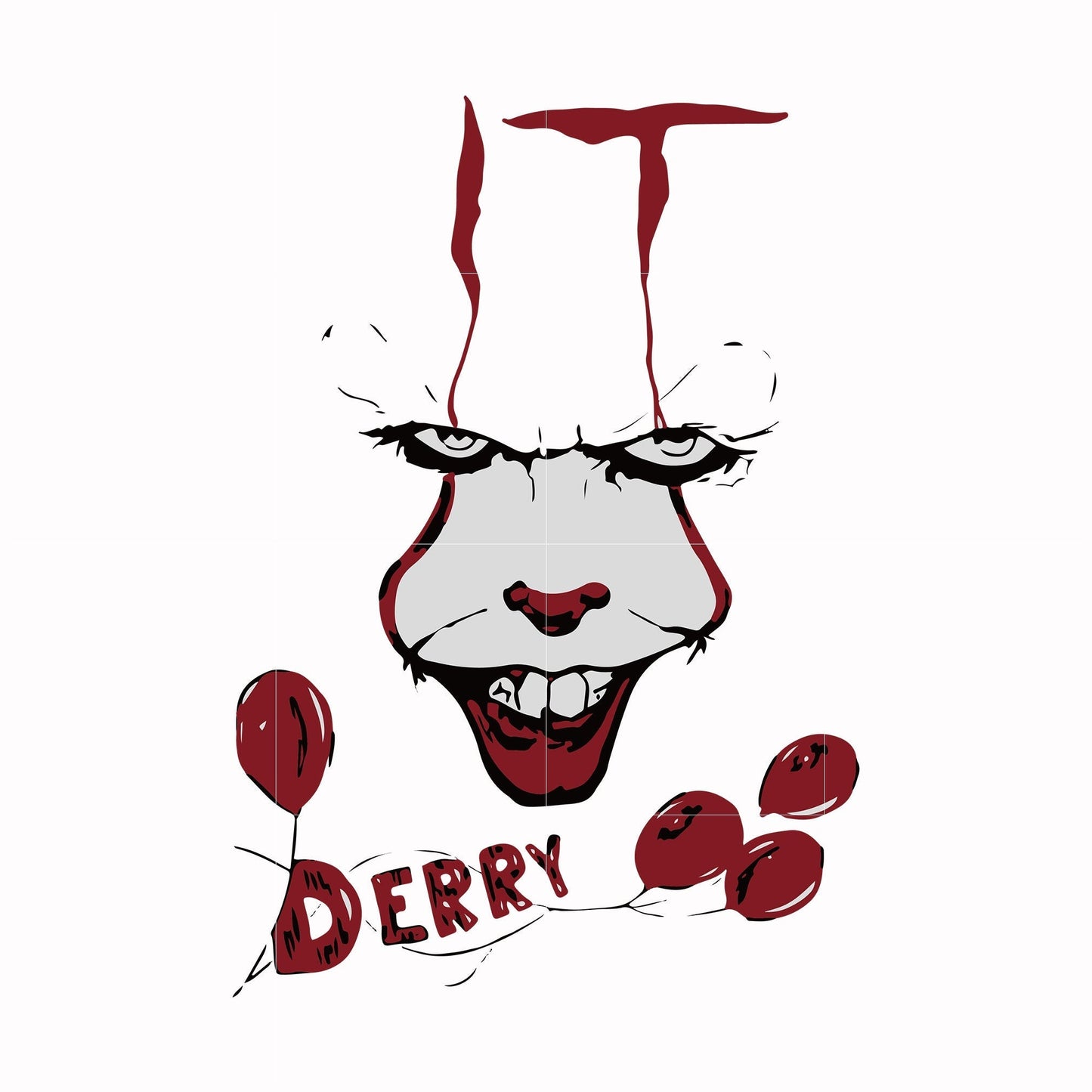 IT derry svg, png, dxf, eps digital file HLW0143