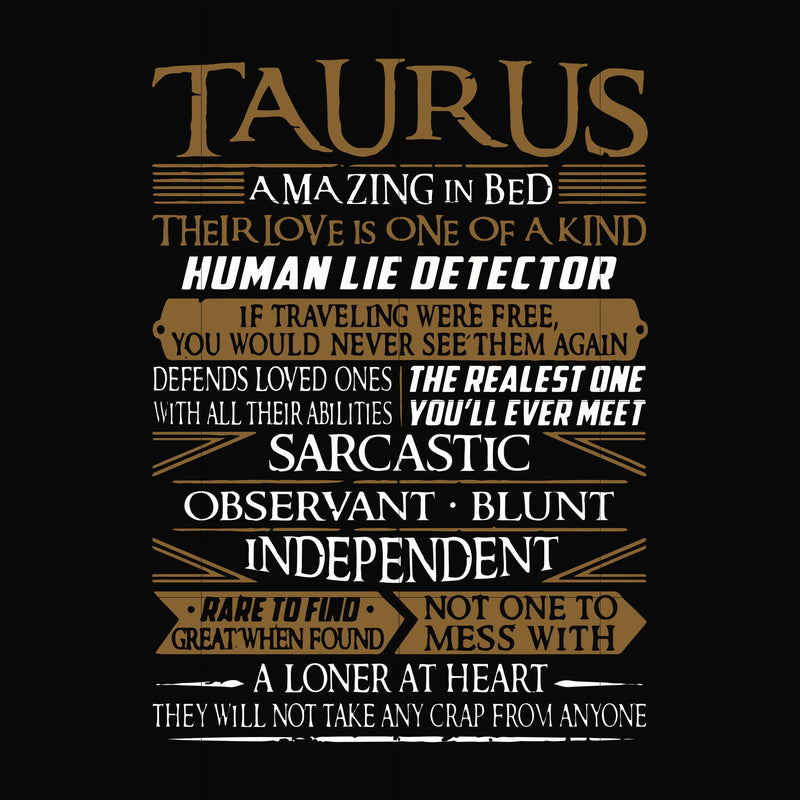 Taurus rare to find not one to mess with amazing in bed svg, png, dxf, eps file FN000376