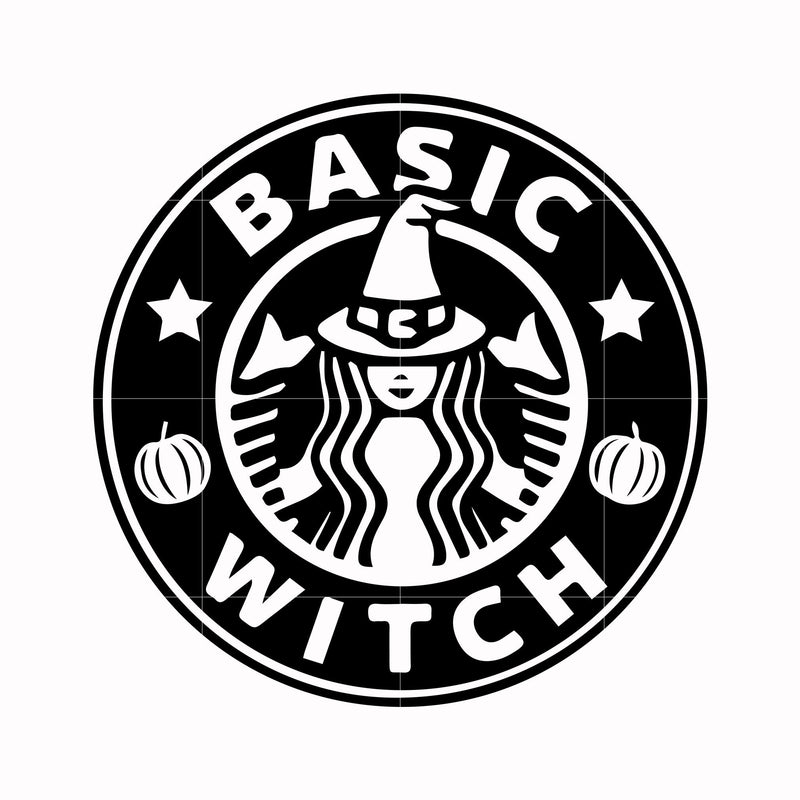 basic witch svg, png, dxf, eps digital file HLW0117