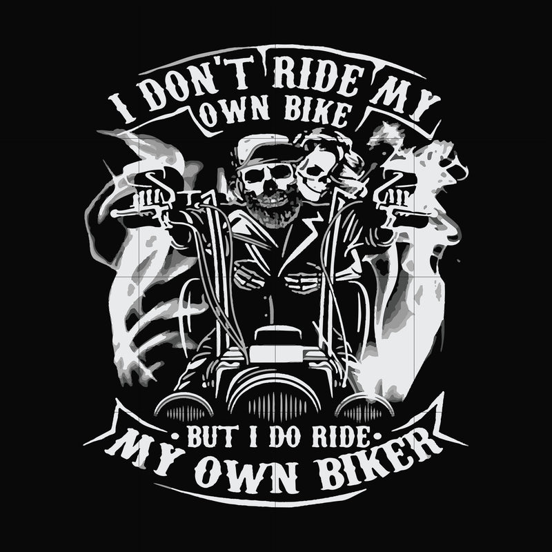 I don't have my own bikes but I do have my own biker svg, png, dxf, eps file FN000192