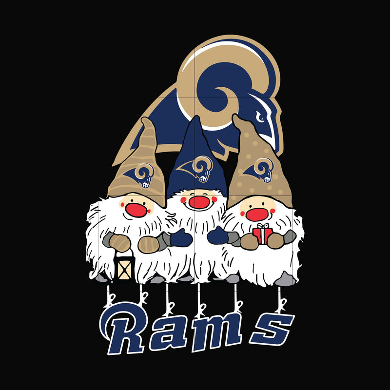 Gnomes St. Louis Rams svg, Gnomes svg, Rams svg, png, dxf, eps digital file NNFL0307016