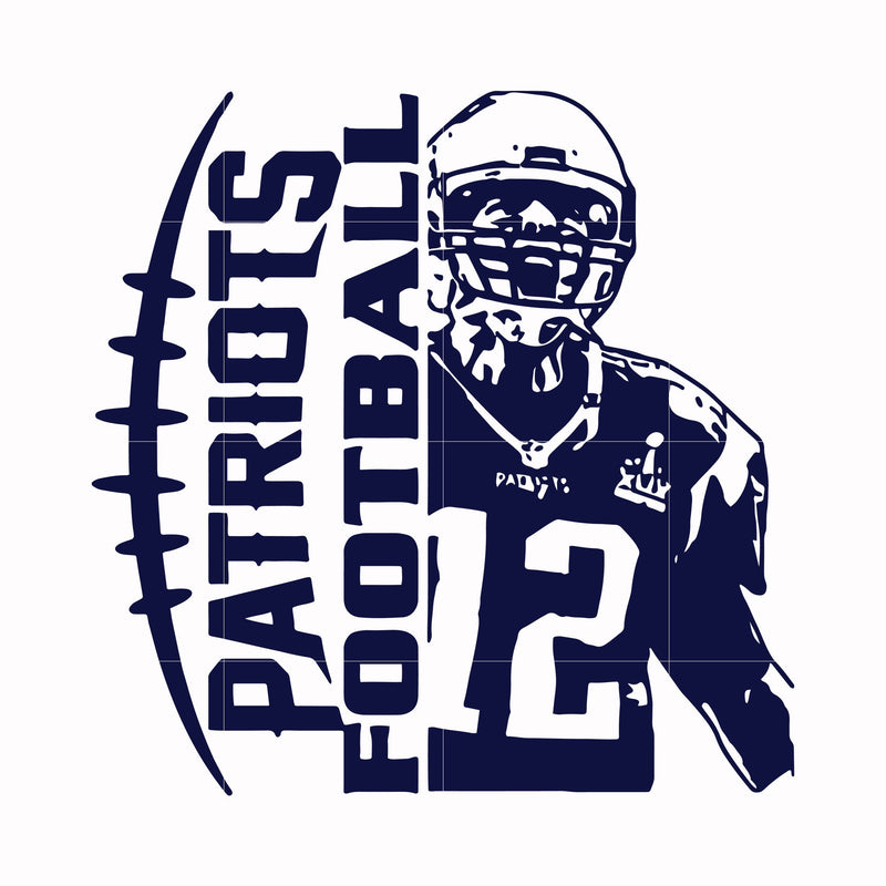 New england patriots, svg, png, dxf, eps file NFL000060