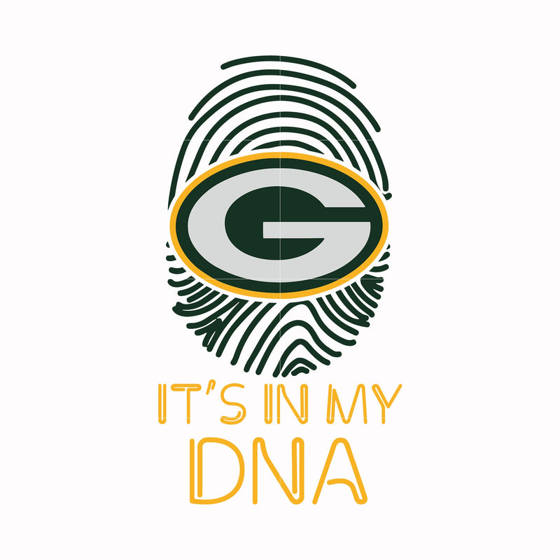 Green Bay Packers it's in my DNA, svg, png, dxf, eps file NFL0000159