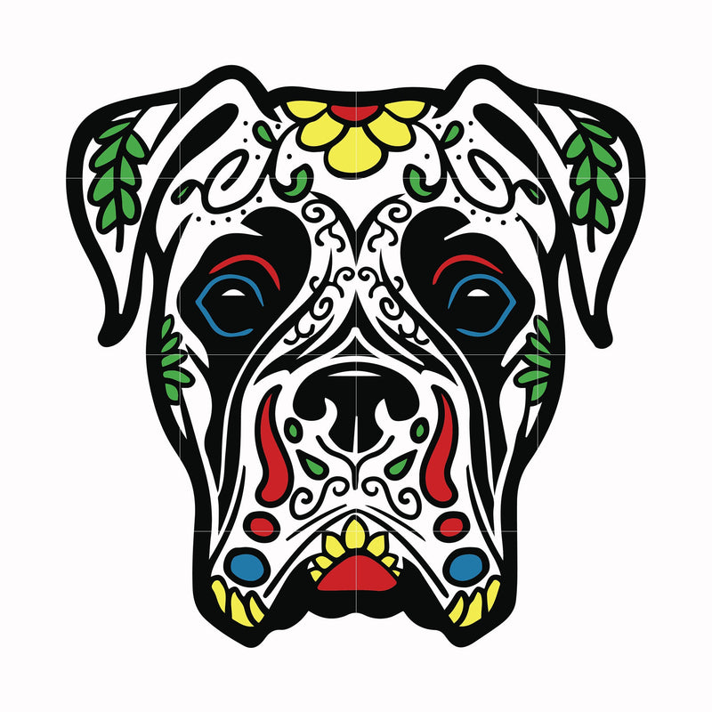 Dog mandala svg, halloween svg, png, dxf, eps digital file HWL23072030