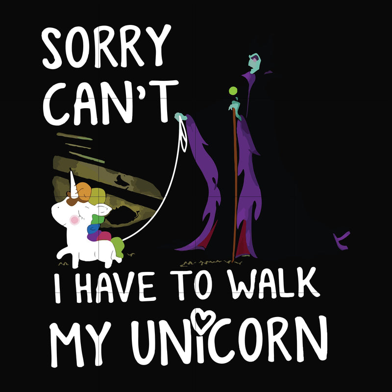 Sorry I can't I have to walk my unicorn svg, png, dxf, eps file FN000294