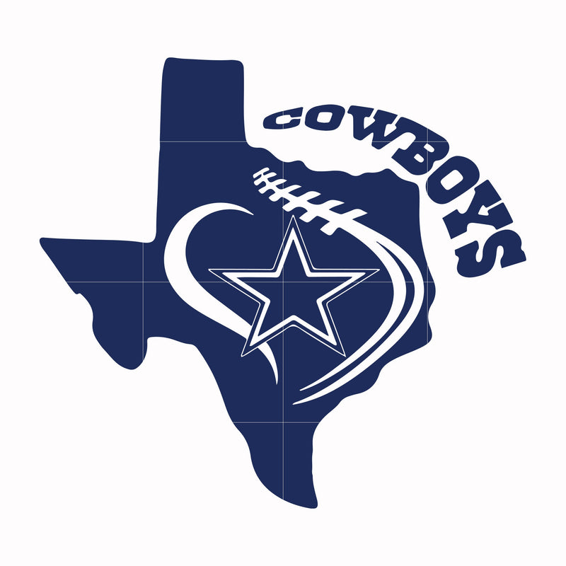 Cowboys nation, svg, png, dxf, eps file NFL000097