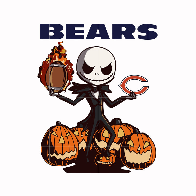 Bears Jack svg, png, dxf, eps, digital file HLW0071