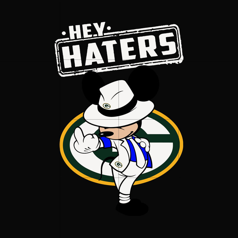 Hey haters Packers svg, png, dxf, eps digital file HLW0246