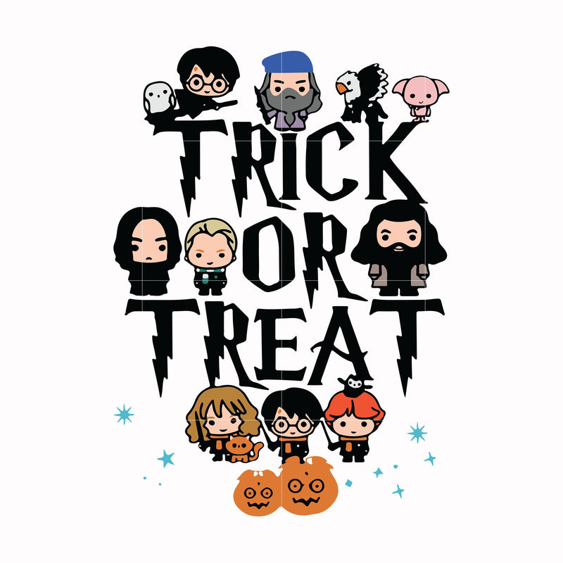 Trick or treat Harry potter svg, halloween svg png, dxf, eps digital file HWL17072028