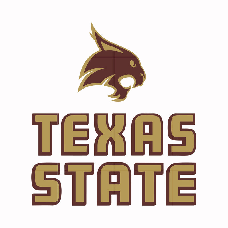 Texas State Bobcats svg, png, dxf, eps file NCAA0000281