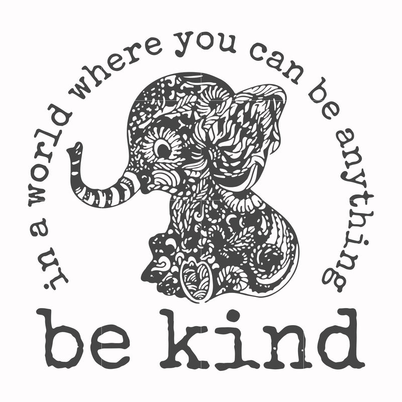 Be kind svg, png, dxf, eps digital file TD95