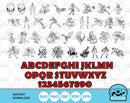 Spider-Man BIG BUNDLE 500 files + alphabet, Spiderman SVG cut files for Cricut / Silhouette, Superhero Spider-man PNG