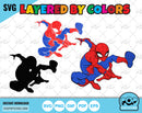 Spider-Man BIG BUNDLE 500 files + alphabet, Spiderman SVG cut files for Cricut / Silhouette, Superhero Spider-man PNG