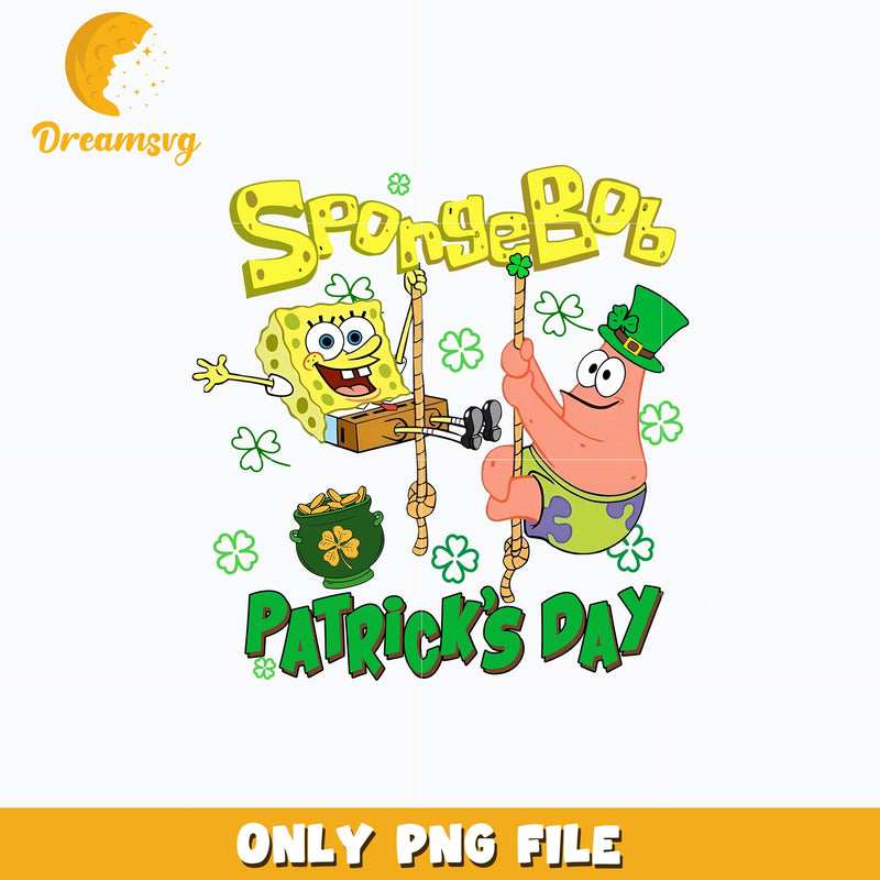 SpongeBob happy patrick's day Png
