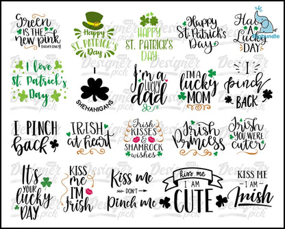 St. Patrick Day SVG Bundle - Digital download