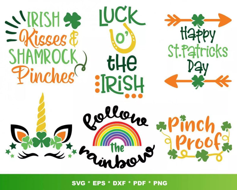 St Patricks Day Svg Files for Cricut and Silhouette - Clipart Images