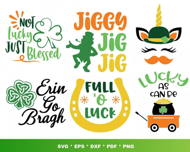 St Patricks Day Svg Files for Cricut and Silhouette - Clipart Images