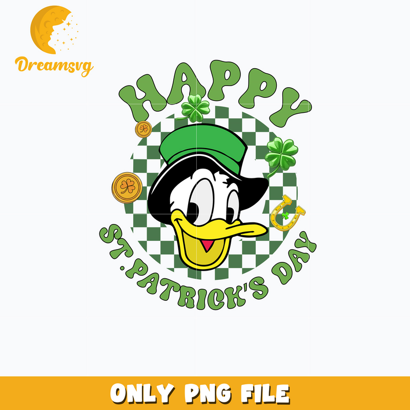 Donald duck happy st. patrick's day png