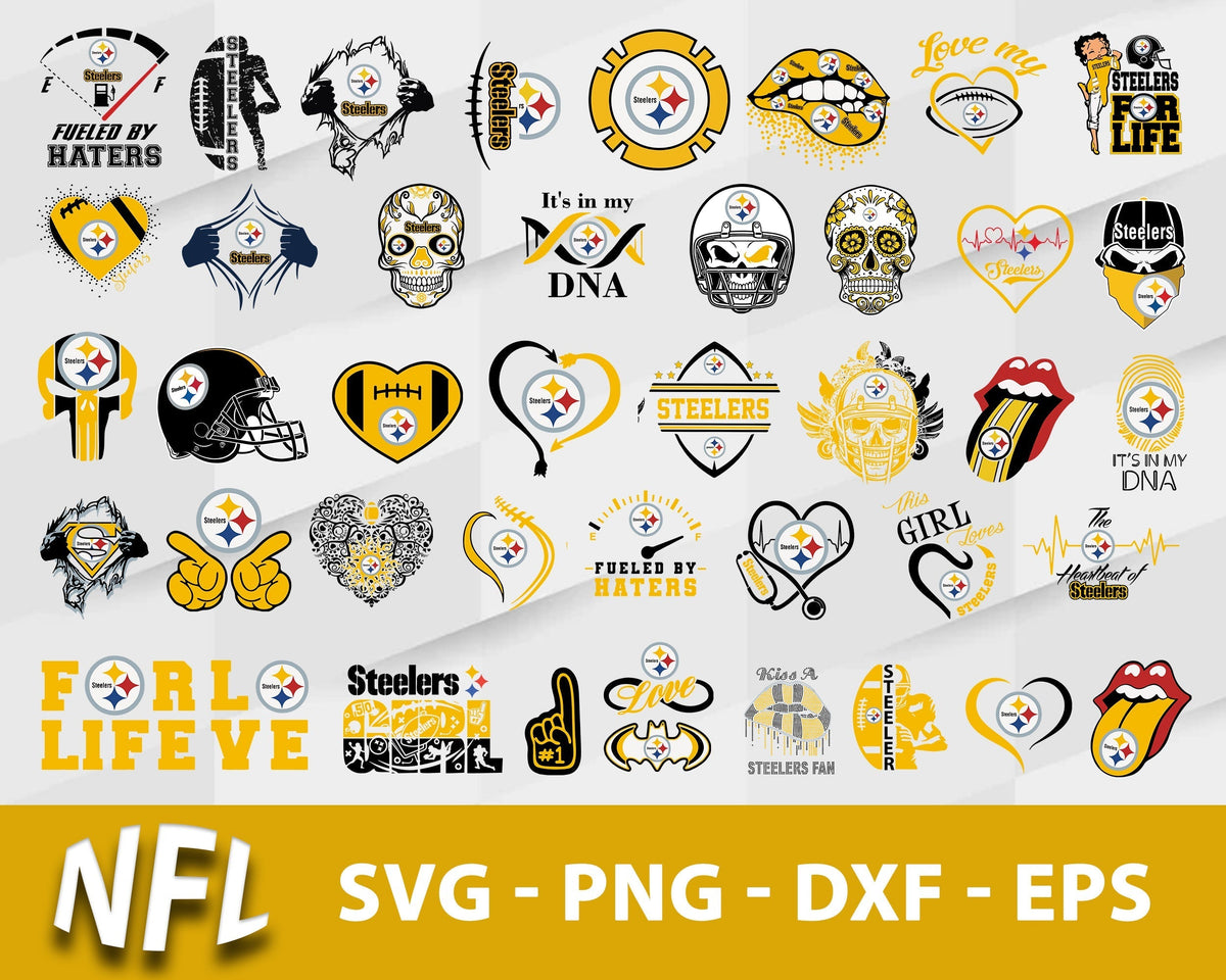 Pittsburgh Steelers Svg Bundle, Pittsburgh Steelers Svg, Sport Svg, Nfl Svg, Png, Dxf, Eps Digital File.