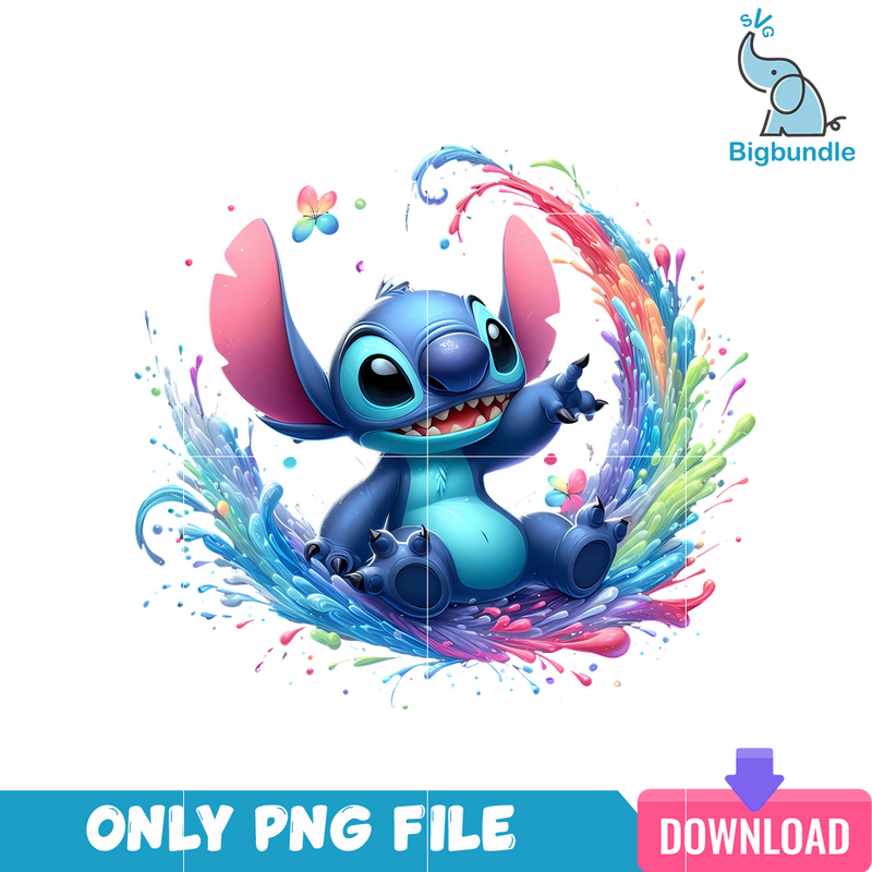 Stitch Happy PNG