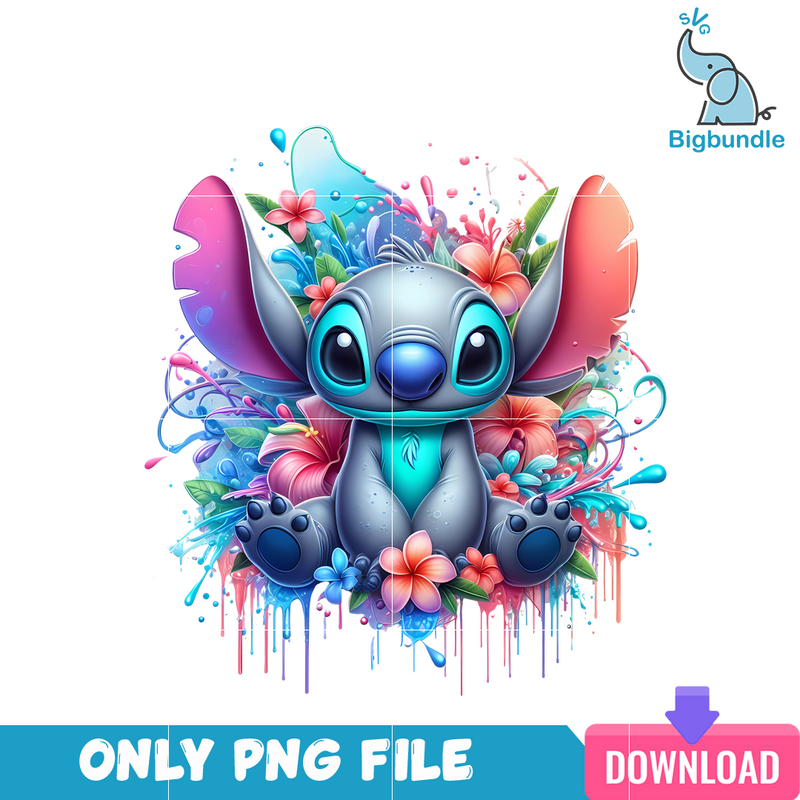 Stitch Gradient PNG