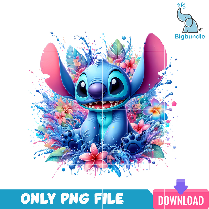 Stitch Funny PNG