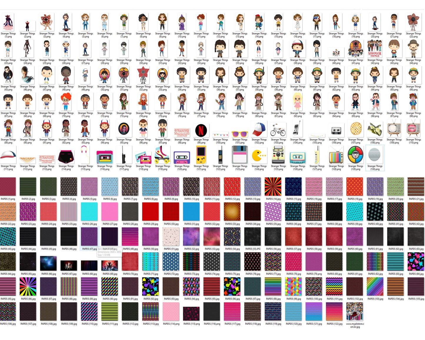 Stranger Things  Bundle png - Digital download