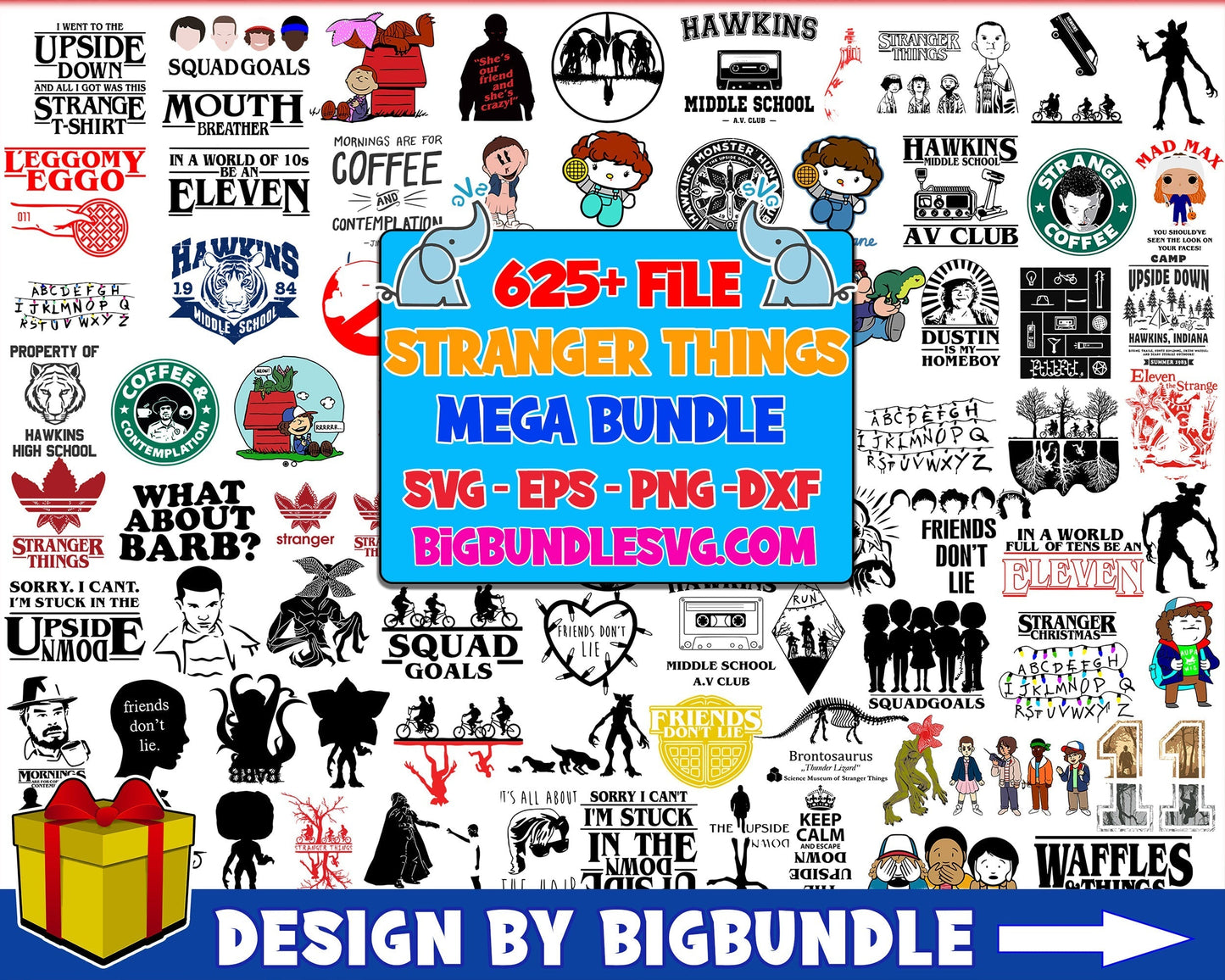Ultimate bundle Stranger Things SVG Bundle, Hellfire Club Svg