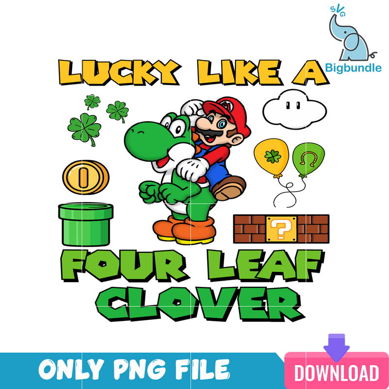 Super Mario Leaf Clover PNG