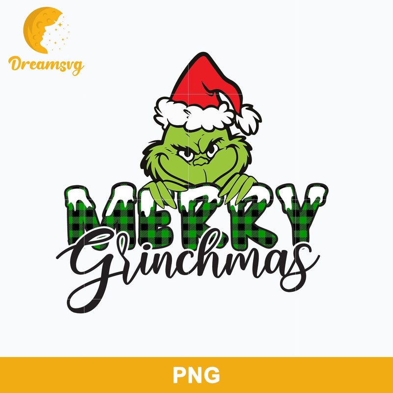 Merry Grinchmas Santa Claus Hat Christmas PNG