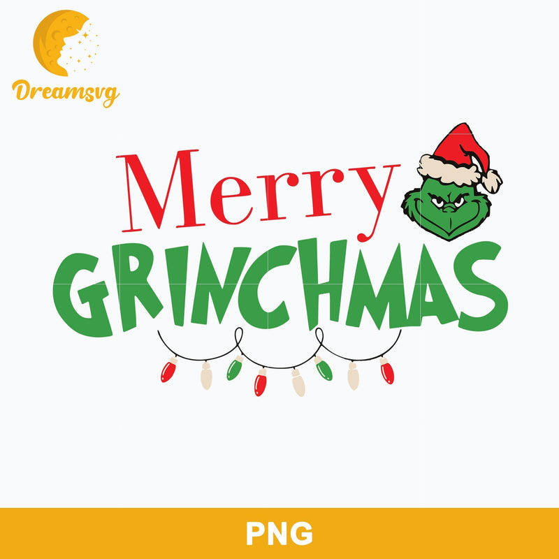 Merry Grinchmas Santa Hat  PNG, Grinch Christmas PNG