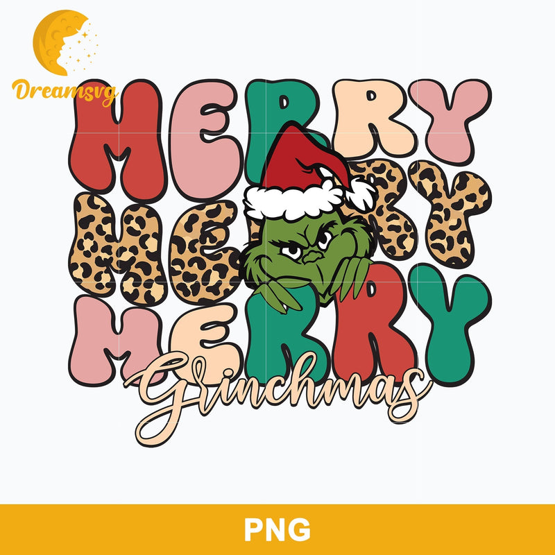 Merry Merry Merry Grinchmas Claus Hat PNG, Grinch Christmas PNG.