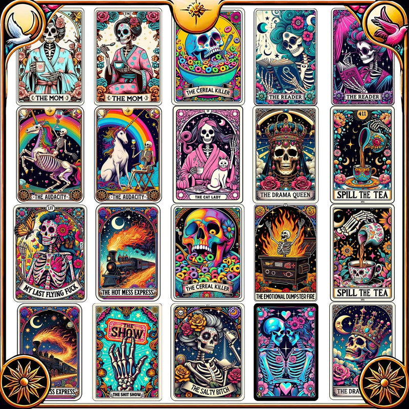 Tarot Card Funny Bundle PNG