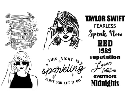 Speak Now PNG bundle, Taylor Swiftie Eras Bundle, Taylor Swifties Merch