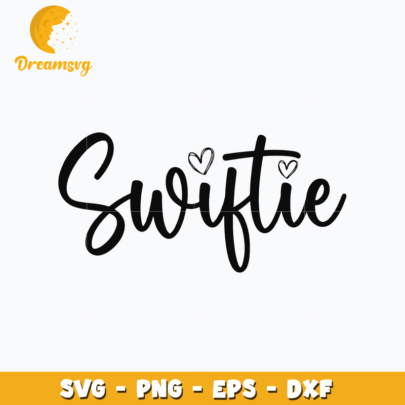 Swiftie love black logo svg