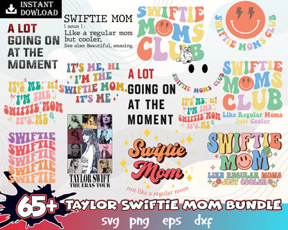 65 Swiftie Mom Png Svg Bundle, Not Like a Regular Mom, Swiftie Shirt For Mom, Mothers Day Svg, Mom Swiftie Shirt Design, Digital Download