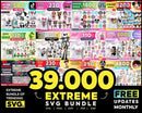 The Ultimate Giga Bundle svg, Mega bundle svg, 39000 unique designs almost everything included