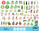 The Grinch 500+ cliparts bundle, Grinch Christmas SVG cut files for Cricut / Silhouette, Christmas cliparts, instant download