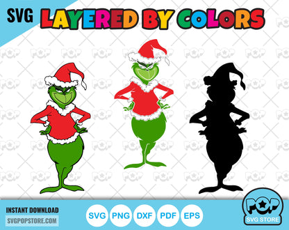 The Grinch 200 cliparts bundle, Grinch Christmas svg cut files for Cricut / Silhouette, Grinch Christmas png