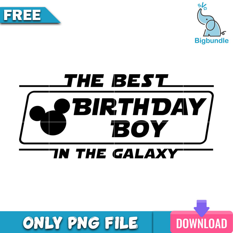 Mickey the best birthday boy png, disney png, Digital download.