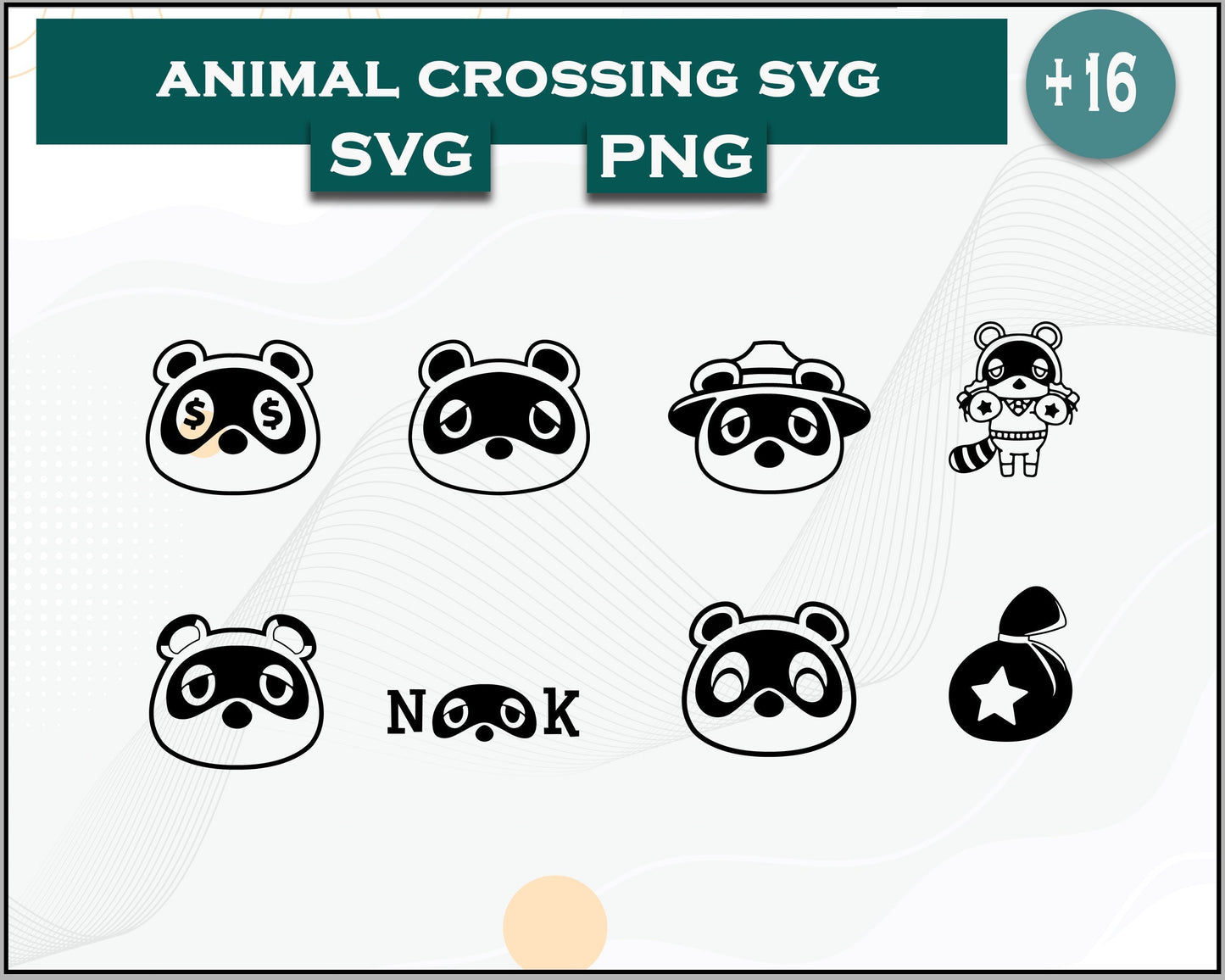 16+ Tom Nook Svg Bundle, Animal Crossing Svg Bundle, Animal Crossing Svg, Cartoon svg, png digital file