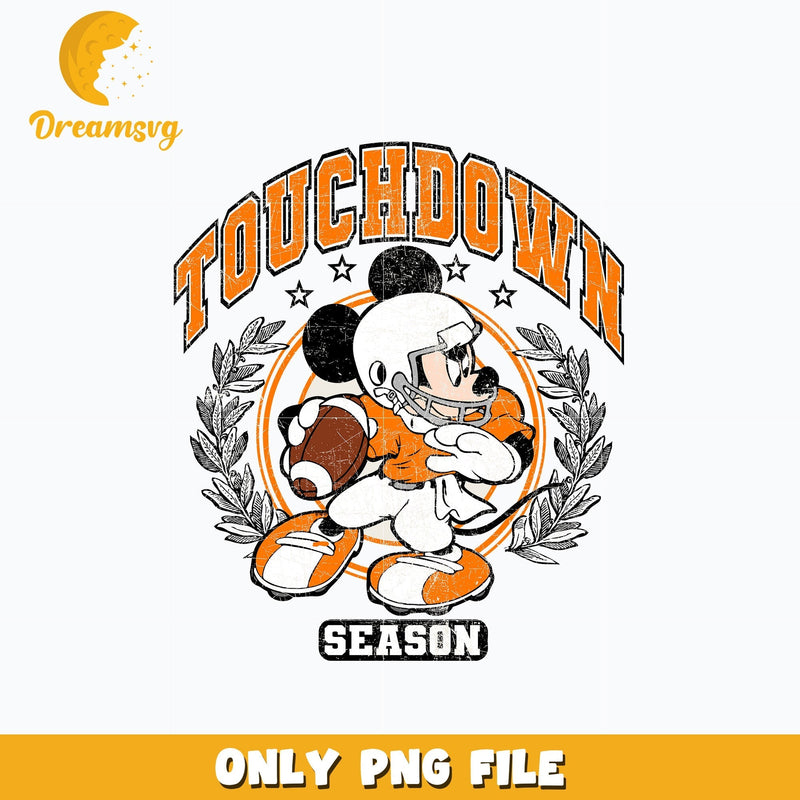 Mickey mouse touchdown season png