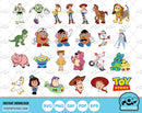 Toy Story clipart bundle + alphabet, Toy Story svg cut files for Cricut / Silhouette, Toy Story png