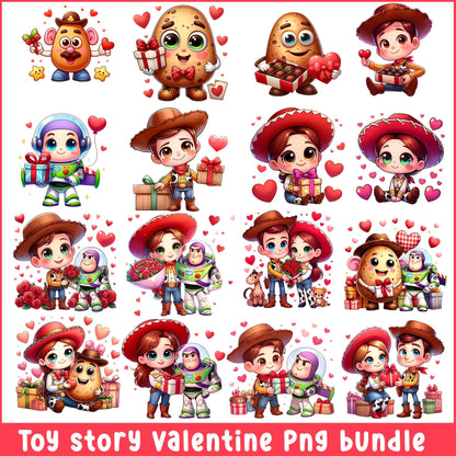 Toy story valentine png bundle