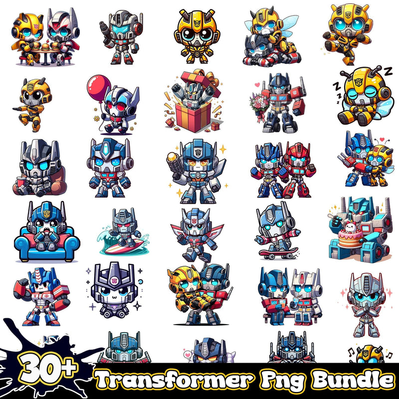 Transformer Bundle 30+ PNG