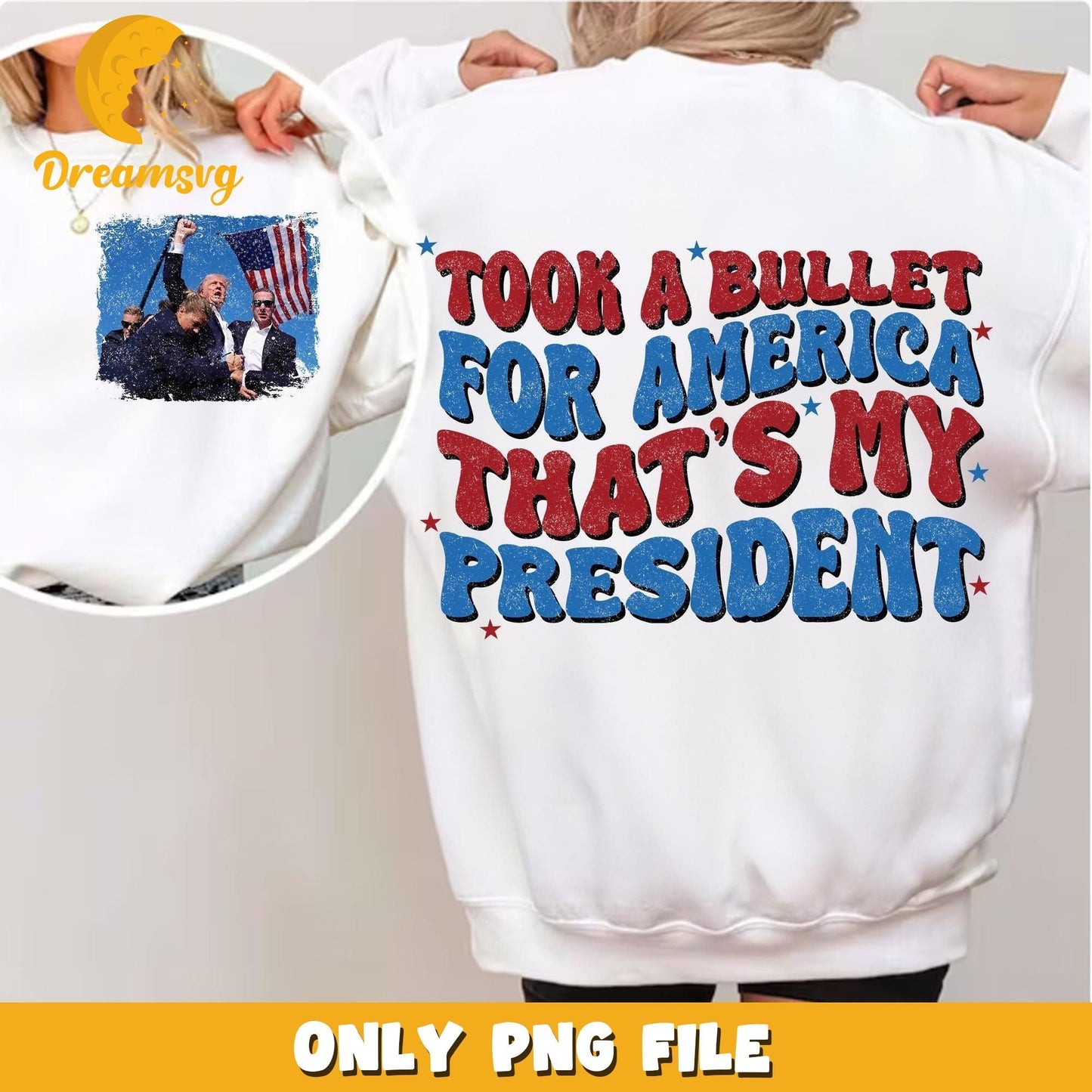 Trump Shooting america png, Trump Assasination Attempt