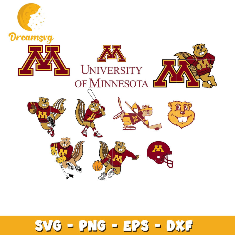 University of Minnesota logo bundle svg, University of minnesota svg