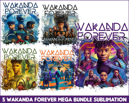 Ultimate Wakanda Forever bundle, Black Panther 2022 SVG PNG EPS DXF, Sublimation Designs, Avenger svg bundle, Marvel bundle svg, Digital download