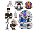 Wednesday Addams Png Bundle , Wednesday Png, Nevermore Academy Png
