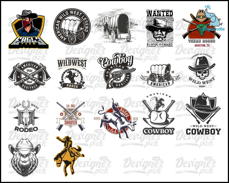 Western Svg Bundle - Digital download